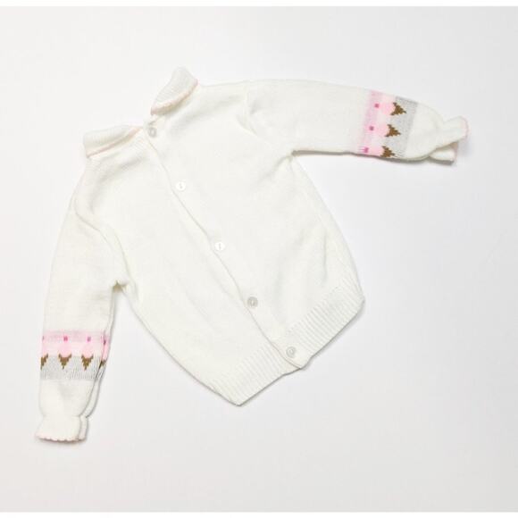Vintage Little Angel Ice Cream Sweater Sz 6-9m - Picture 2 of 3